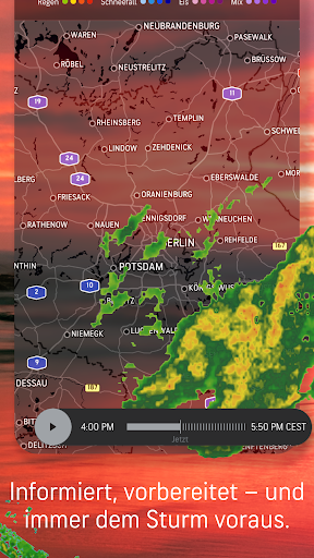 AccuWeather: Wetterradar Screenshot