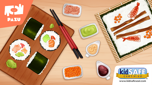 Captura de pantalla de Sushi Maker Kids Cooking Games