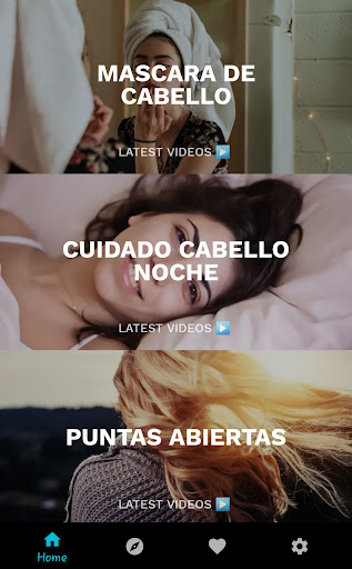 Captura de pantalla de Rutina de cuidado del cabello
