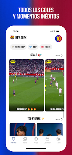 Captura de pantalla de FC Barcelona Official App