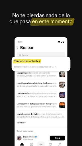 Captura de pantalla de Threads