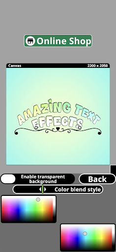 xCanvas: Font lettering design screenshot