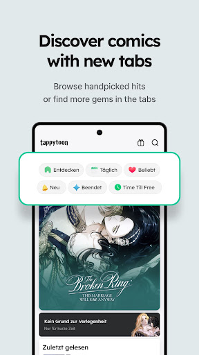 Tappytoon Comics & Webtoons Screenshot