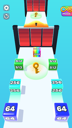 Captura de pantalla de Jelly Run 2048
