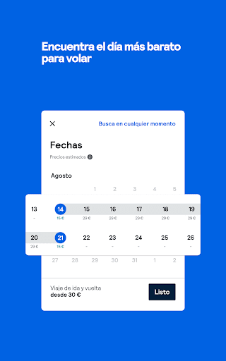 Captura de pantalla de Skyscanner Vuelos Hoteles