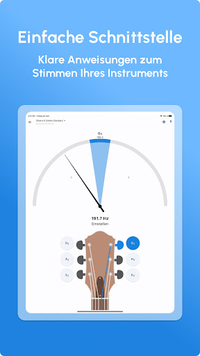 Gitarre Stimmgerät - LikeTones Screenshot