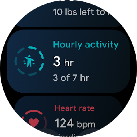 Captura de pantalla de Fitbit