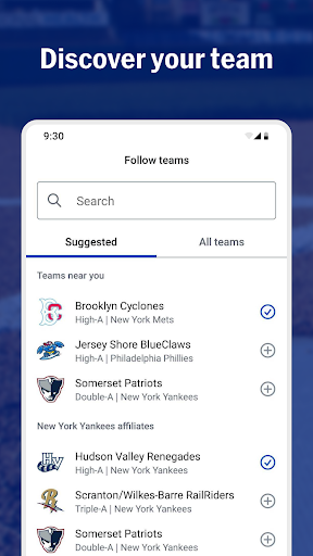 MiLB screenshot