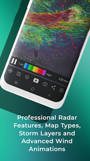 Captura de pantalla de MyRadar Weather Radar Pro