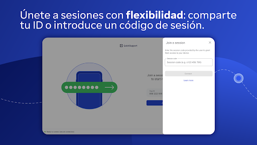 Captura de pantalla de TeamViewer QuickSupport
