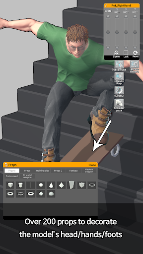 Captura de pantalla de Easy Pose - 3D pose making app