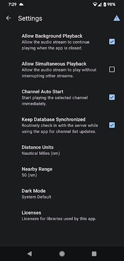 Captura de pantalla de LiveATC for Android