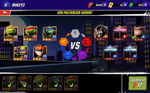 Ninja Turtles: Legends Screenshot