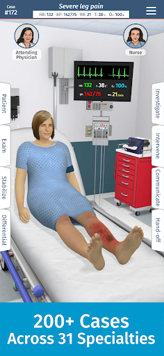 Full Code Medical Simulation Screenshot