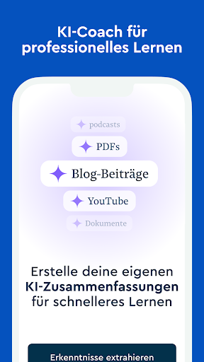 Blinkist: Buchzusammenfassung Screenshot