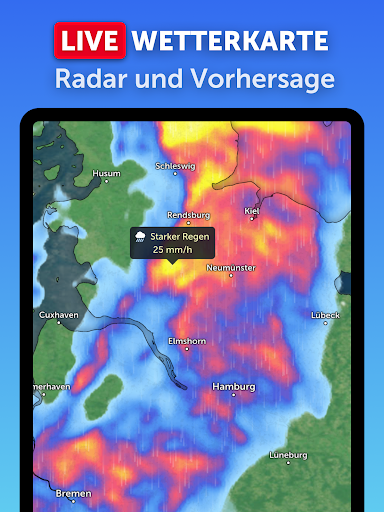 Zoom Earth - Wettervorhersage Screenshot