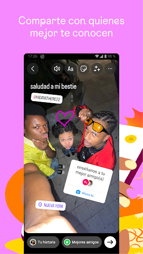 Captura de pantalla de Instagram