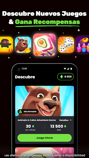 Captura de pantalla de Cash Giraffe - Ganar cupones