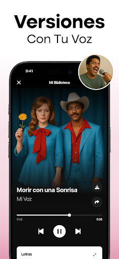Captura de pantalla de MyTunes: Crear música con IA