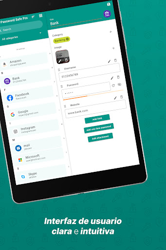 Captura de pantalla de Password Safe and Manager