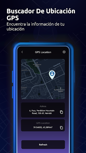 Captura de pantalla de Mapas todo en uno, velocímetro
