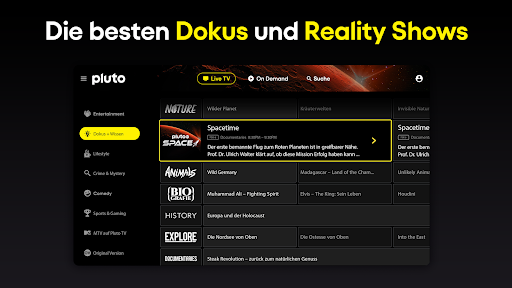 PlutoTV: Kostenlos Filme/TV Screenshot