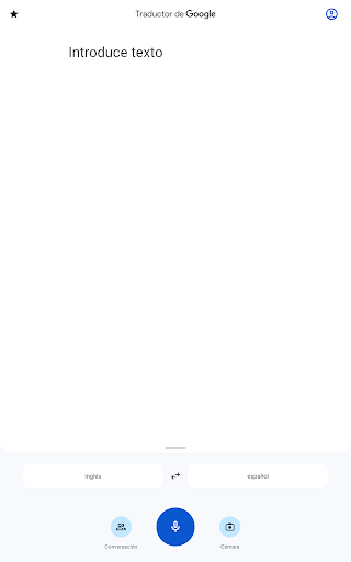 Captura de pantalla de Traductor de Google