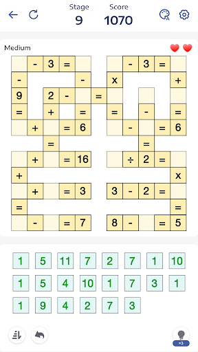 Crossmath® - Math Puzzle Games screenshot