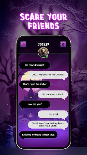 Captura de pantalla de Scary Prank Call & Fake Chat