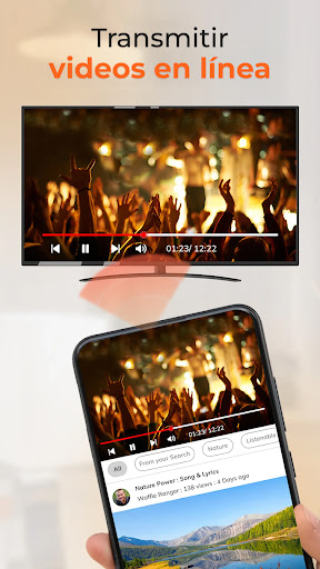 Captura de pantalla de Proyector - Emitir TV