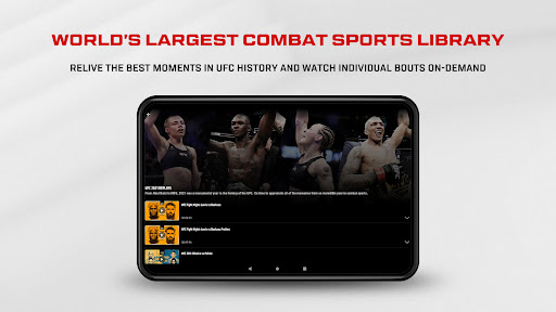 Captura de pantalla de UFC
