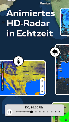 Wetterradar und Wetter-Live Screenshot