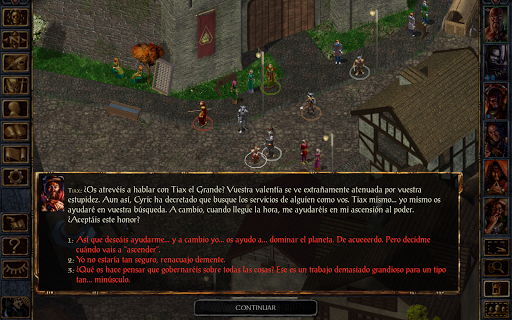 Captura de pantalla de Baldur's Gate Enhanced Edition