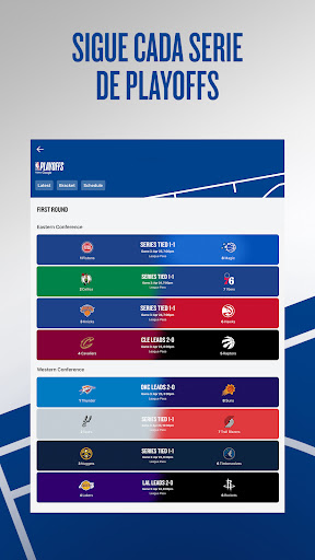 Captura de pantalla de NBA App: baloncesto en directo