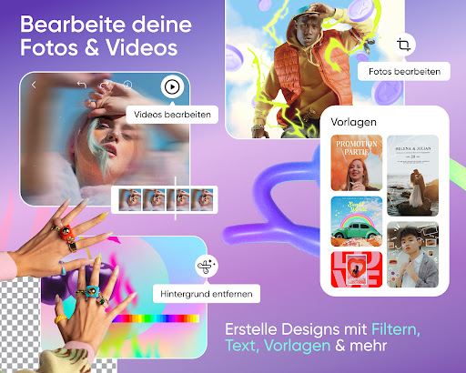 Picsart Bilder bearbeiten AI Screenshot