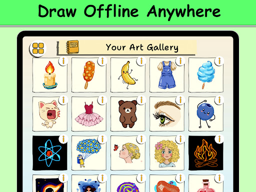 Captura de pantalla de ArtLoop: Aprender a dibujar