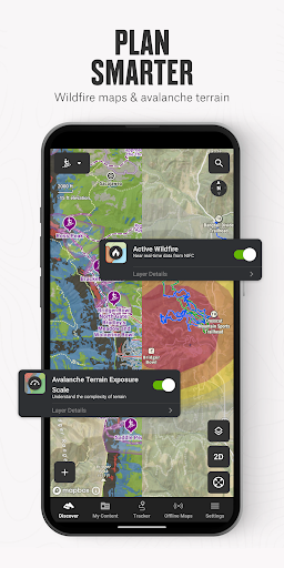 Captura de pantalla de onX Backcountry Trail Maps GPS