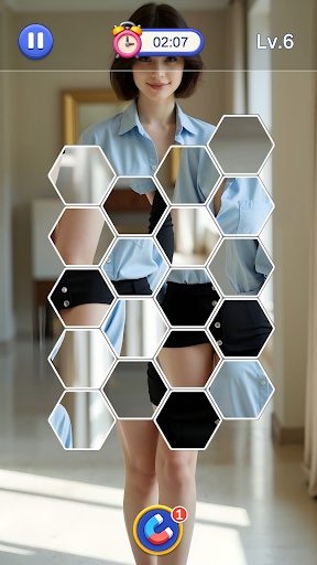 Captura de pantalla de Heartstring Puzzle-Girl Jigsaw