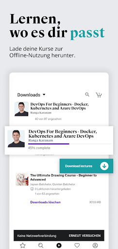 Udemy - Online-Kurse Screenshot