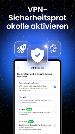 VPN Lumos: VPN für Sicherheit Screenshot
