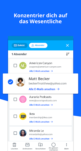 AOL – Nachrichten eMail Video Screenshot