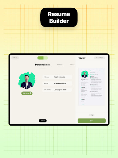 Captura de pantalla de Resume Builder - CV Maker