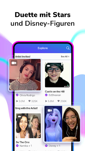 Smule: Sing & Nimm Karaoke auf Screenshot