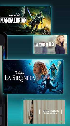 Captura de pantalla de Disney+