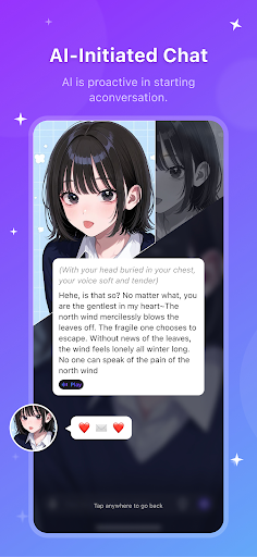Captura de pantalla de HiWaifu: AI Friend & Waifu Hub