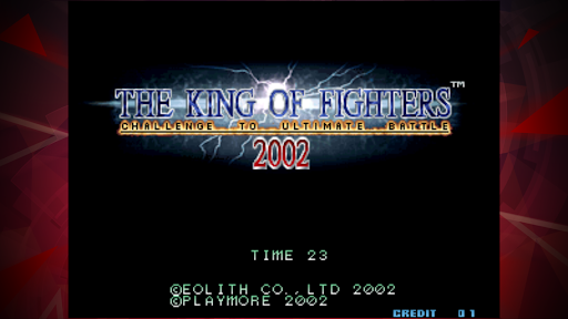 KOF 2002 ACA NEOGEO screenshot