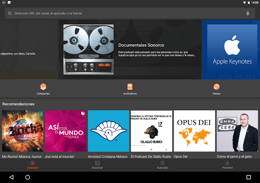 Captura de pantalla de Aplicación de podcast: Castbox