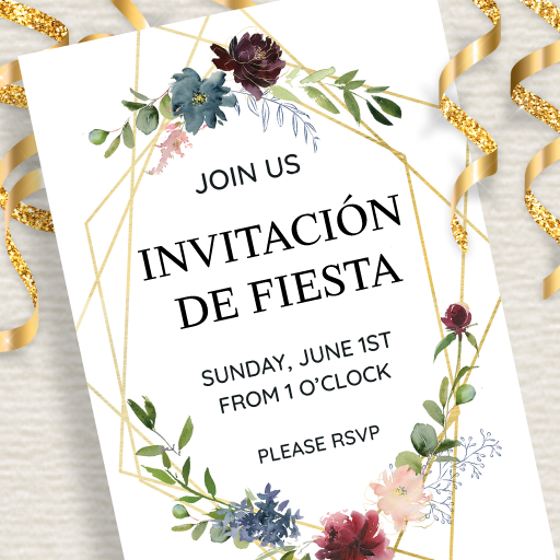 Icono de Crea Tarjetas de Invitación