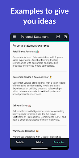 Resume Builder - CV Engineer screenshot
