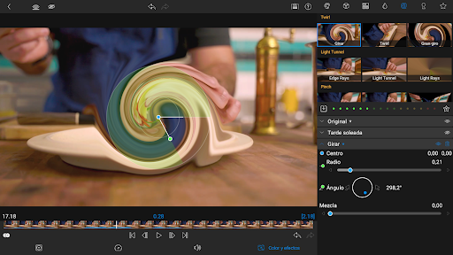Captura de pantalla de LumaFusion:Editor de vídeo pro